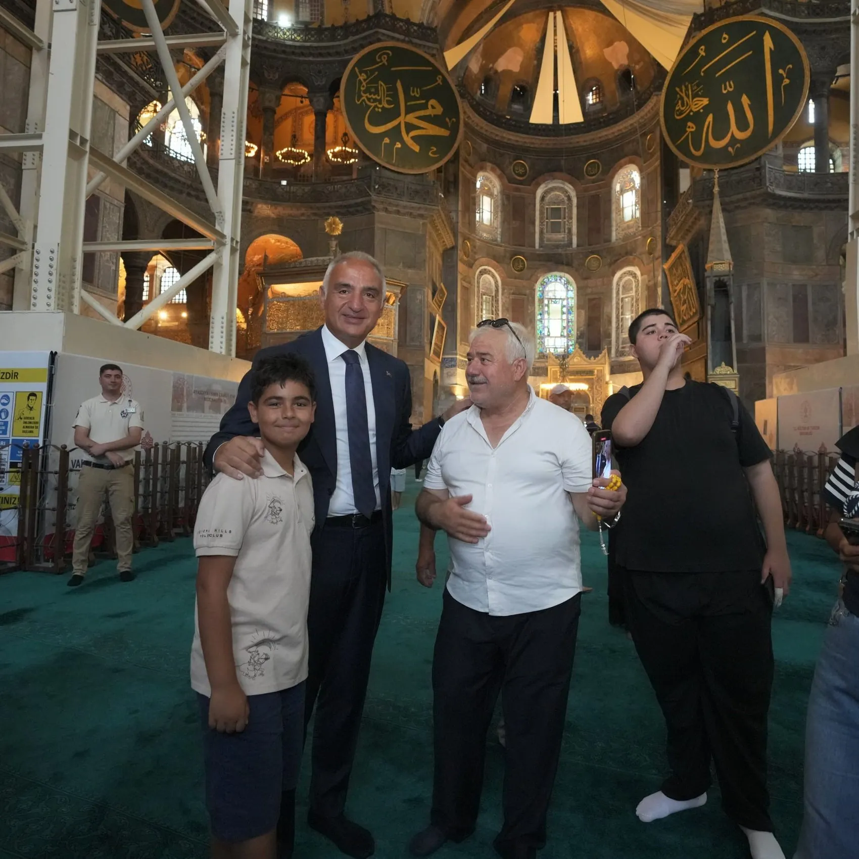 Ayasofya'da Tarihi Restorasyon Seferberliği 3 Etabın Ardından Gözler Kubbede