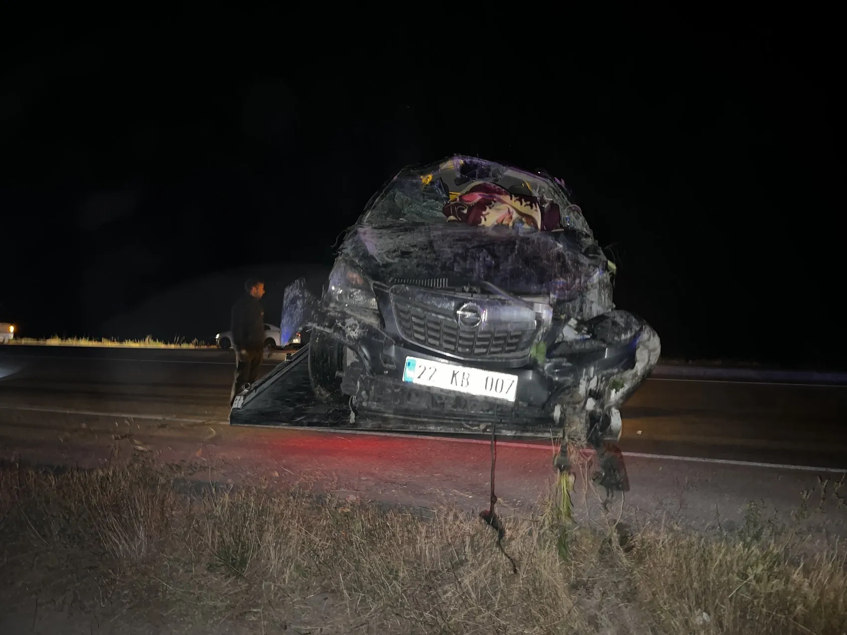 Kayseri'de gece yarısı trafik kazası 1 çocuk hayatını kaybetti