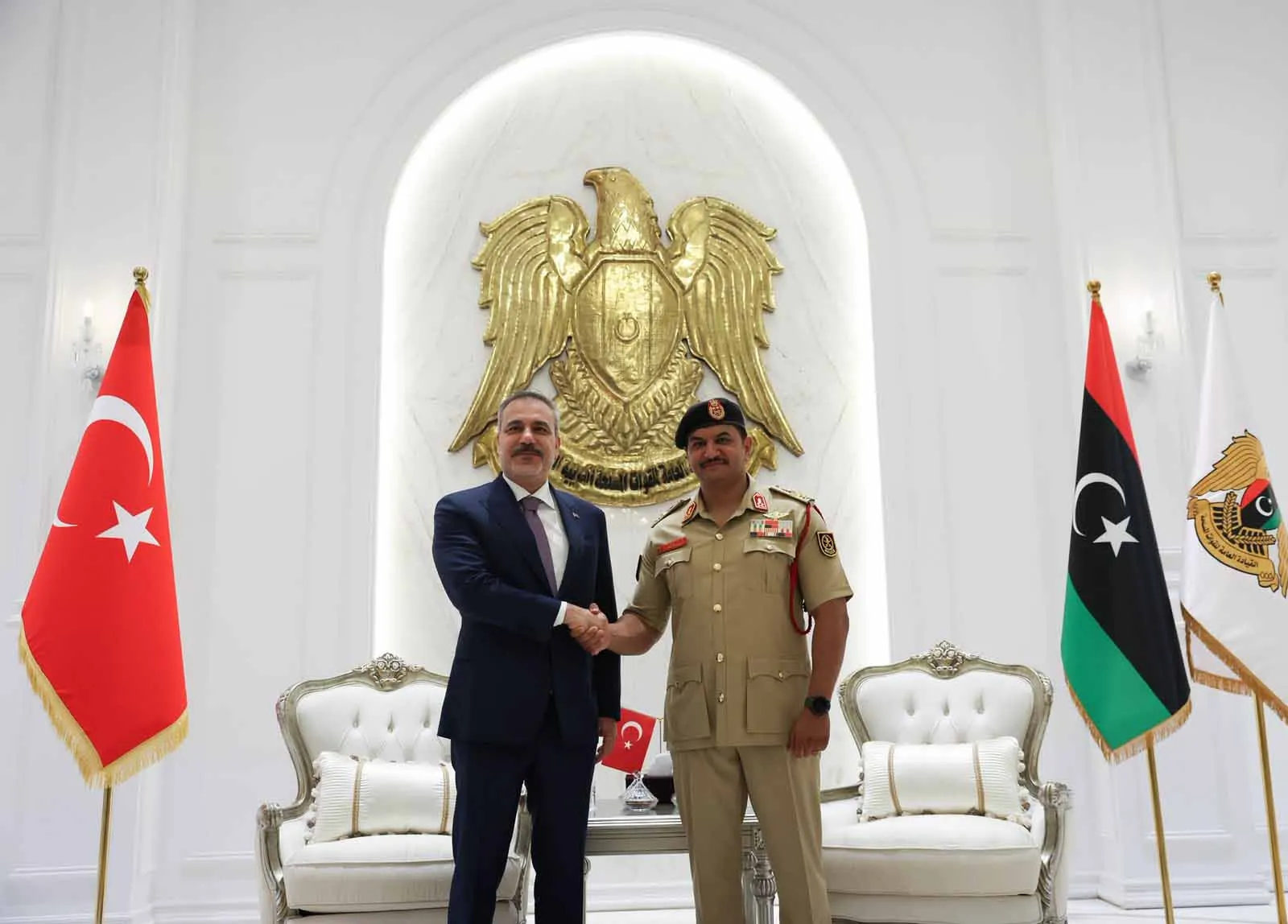 Bingazi'de Saddam Hafter'in karşıladığı Fidan'dan Libya'da kritik temas