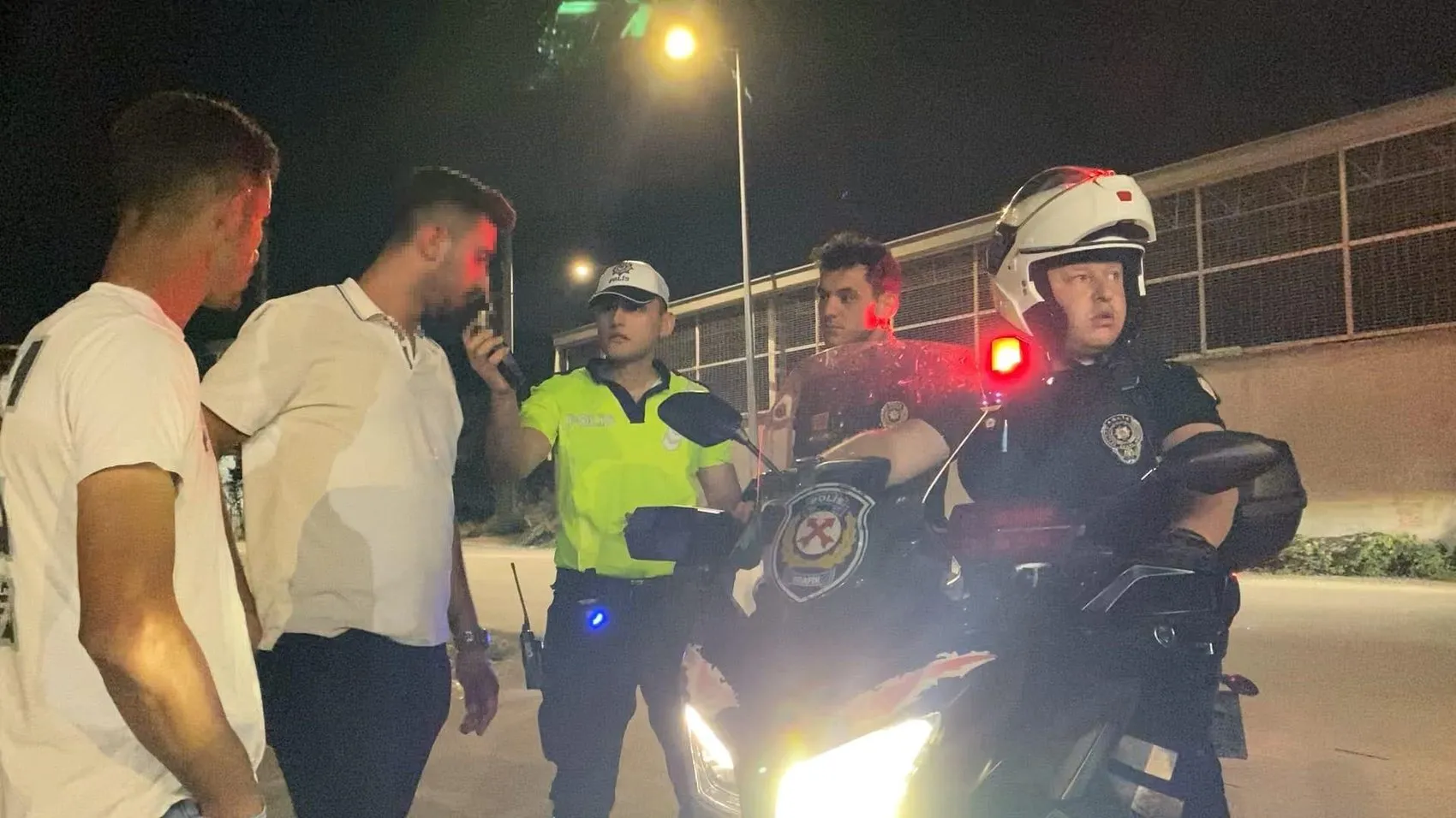 İnegöl trafiğinde ikizlerin alkol sınavı