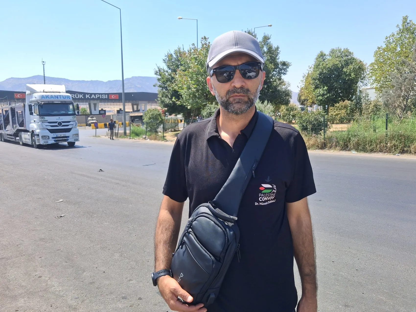 Filistin konvoyu Irak sınırındaki 6 günlük bekleyişi noktaladı