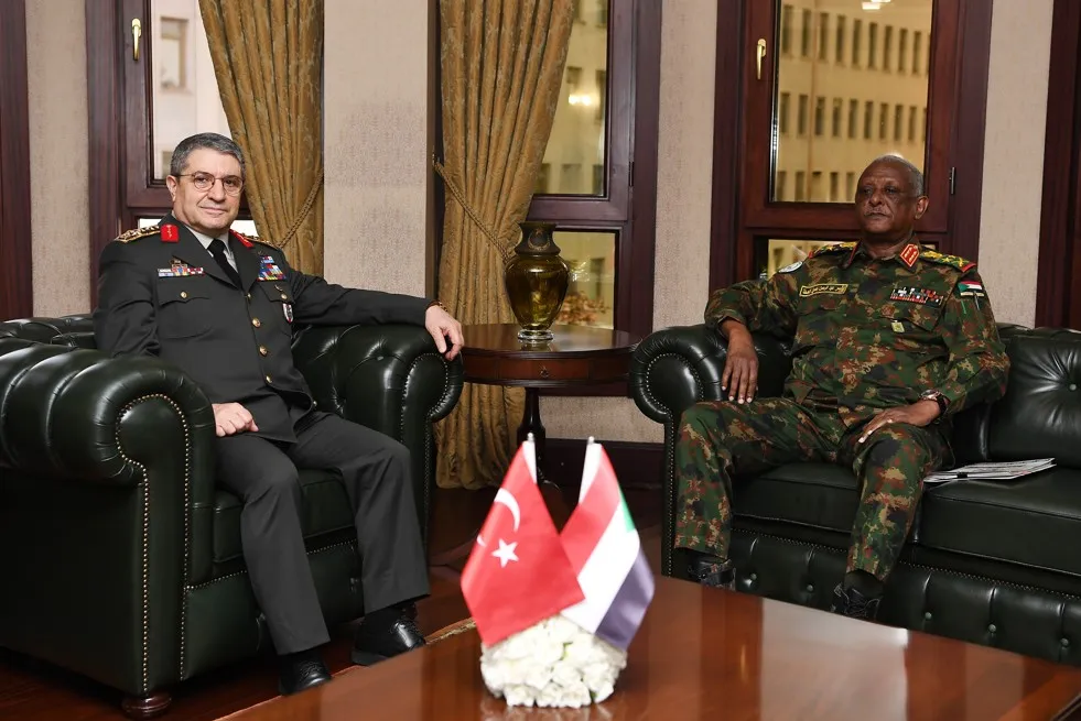 Sudan Genelkurmay Başkanı Ankara’da askeri törenle karşılandı