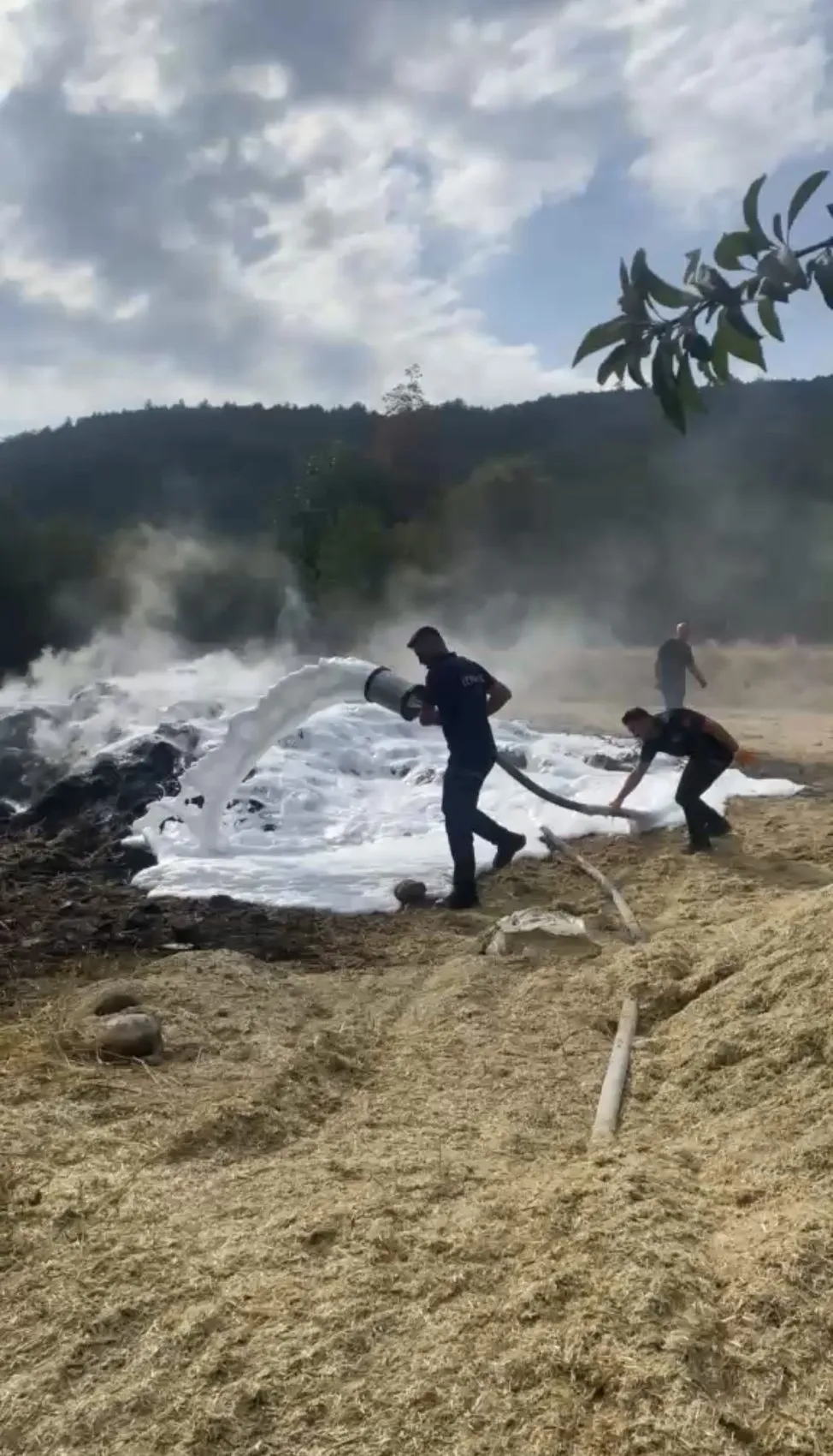 Karabük'te hasat mesaisi kabusa döndü