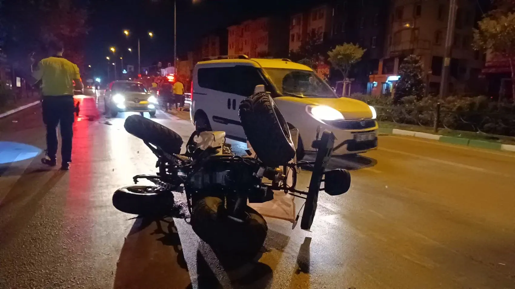 Bursa'da gece yarısı kaza ATV sürücüsü hayatını kaybetti