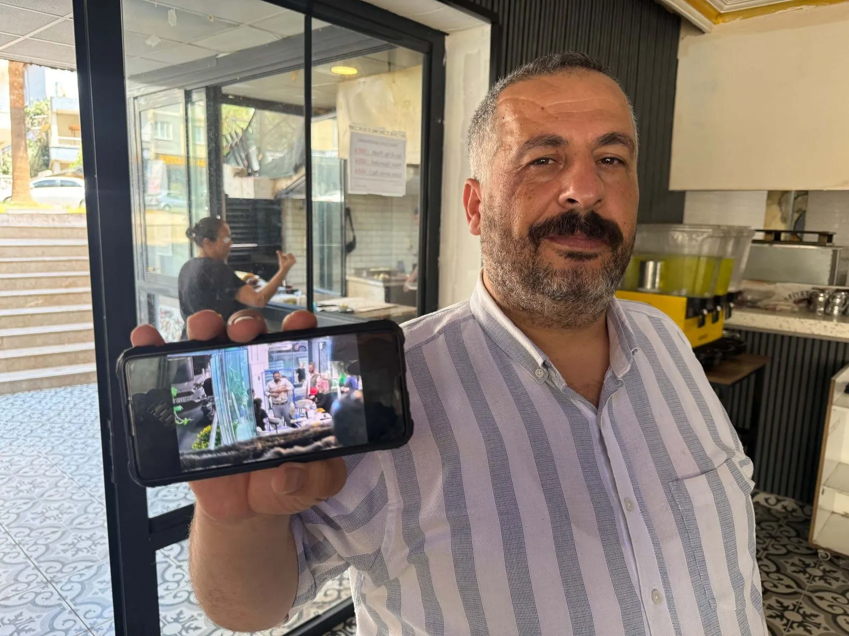 Reyhanlı'da dönerci işletmecisinden hayat kurtaran müdahale