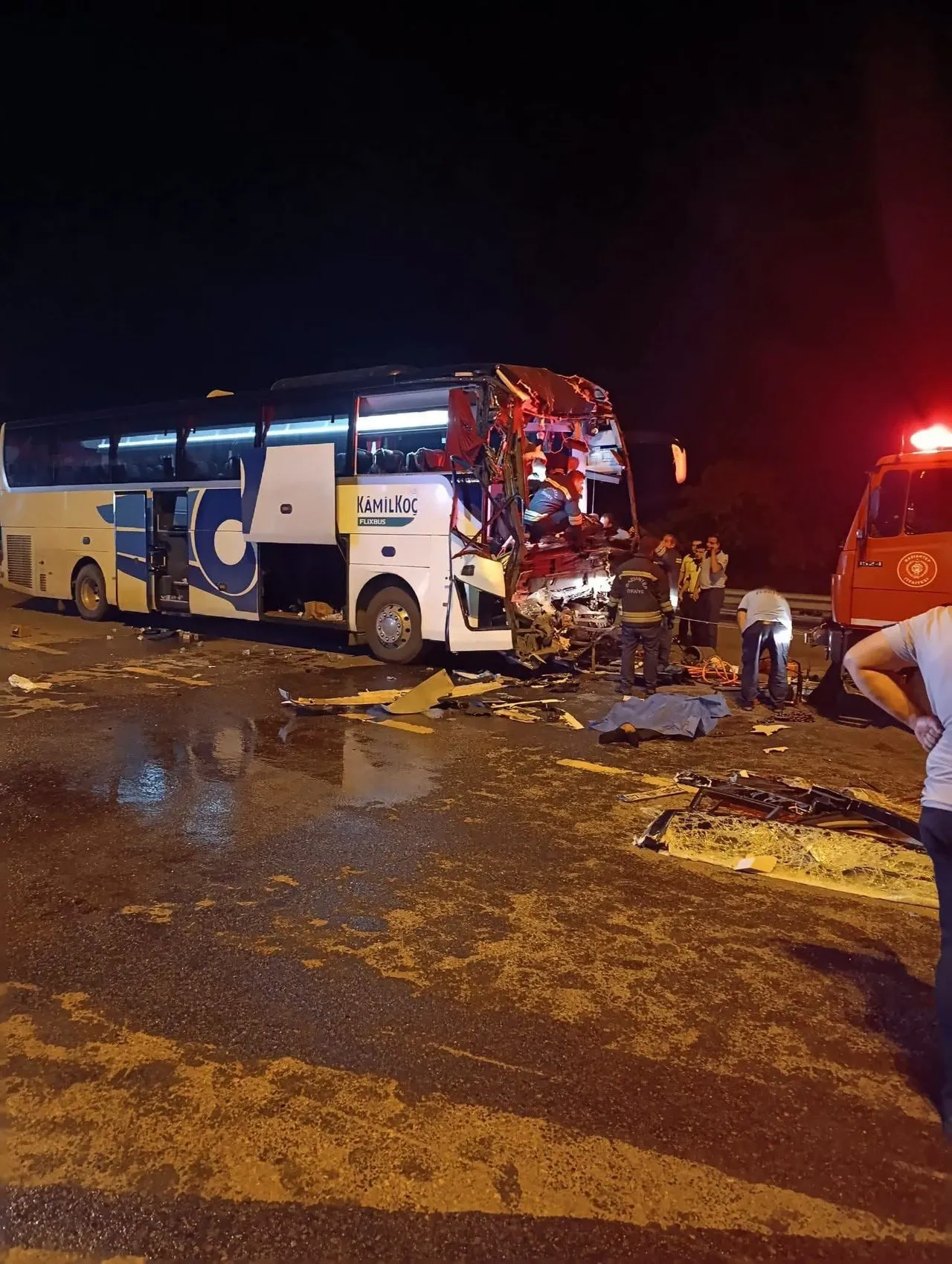 Gaziantep yolunda otobüs faciası