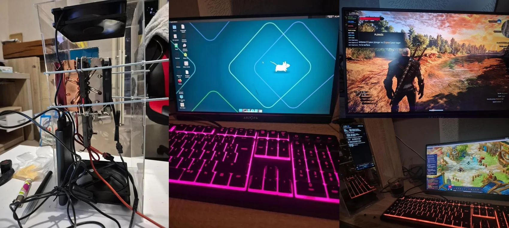 Android telefon PC'ye dönüştü: Witcher 3 1080p Ultra'da çalışıyor