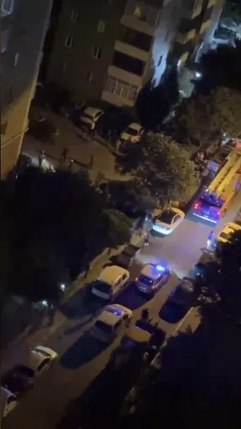 Beylikdüzü’nde sekizinci kattaki balkonda tehlikeli dans