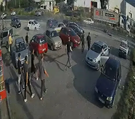 Zonguldak'ta zincirleme kaza kamerada