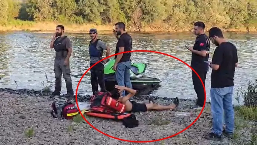 Bingöl’de nehirde kaybolan genci bulmak için ekipler seferber oldu
