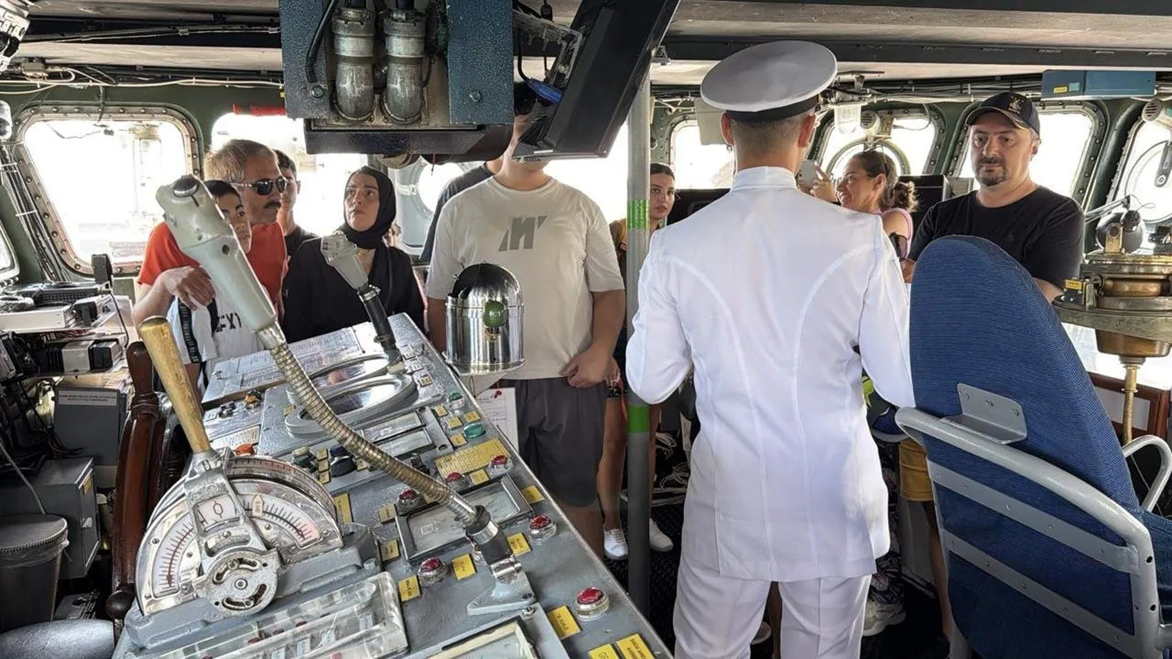 TCG Enez Tekirdağ kıyılarında: Zafer coşkusu denizden selamlandı