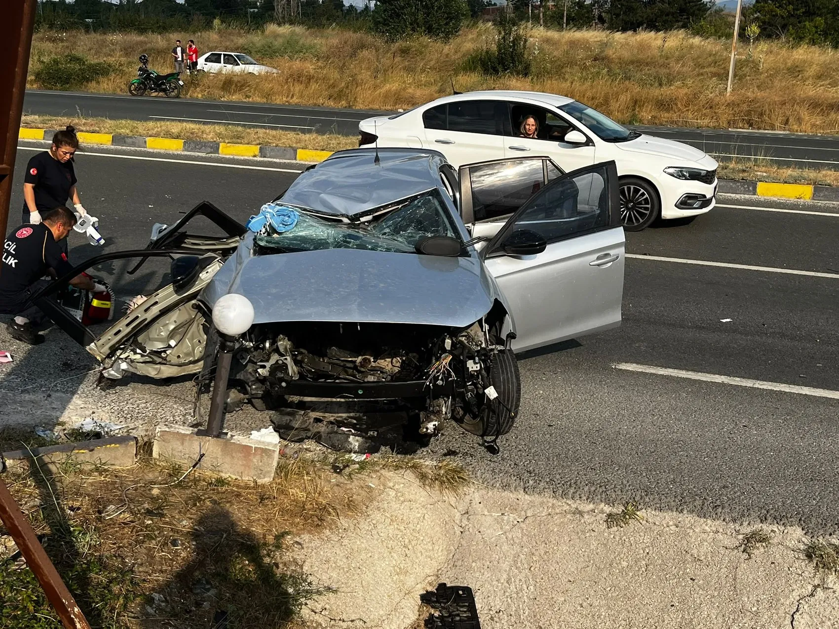 Kastamonu yolunda feci kaza Aynı aileden iki kişi hayatını kaybetti