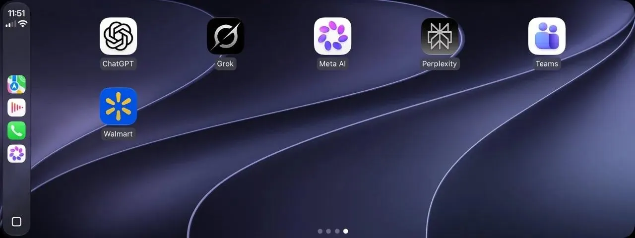 Meta AI Apple CarPlay uygulaması
