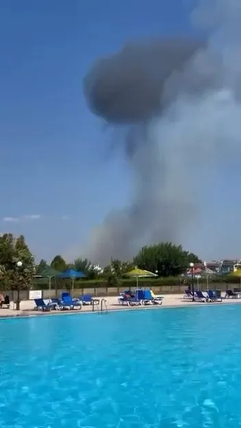 Yalova semalarında eğitim uçuşu yapan F16 düştü