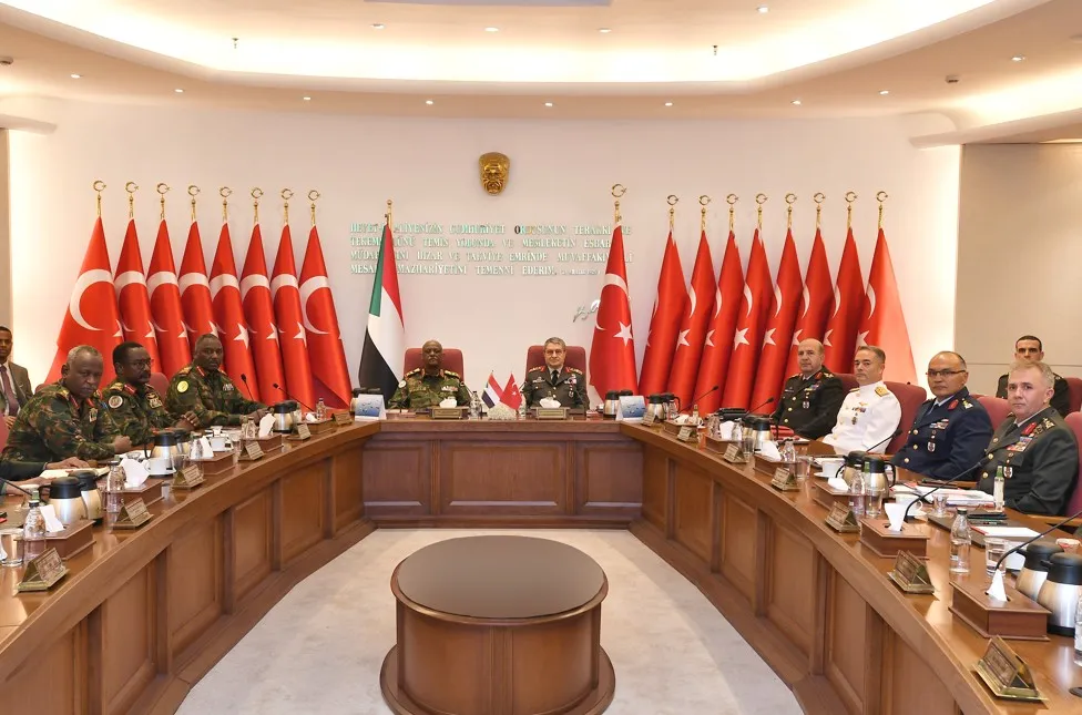 Sudan Genelkurmay Başkanı Ankara’da askeri törenle karşılandı