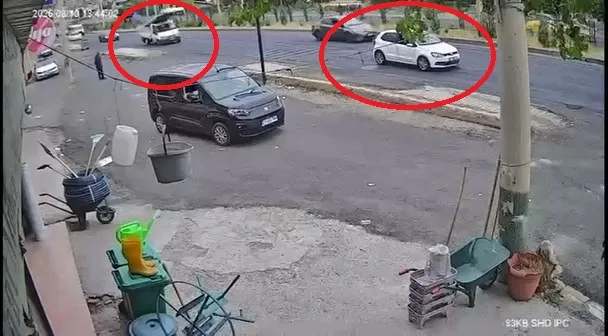 Diyarbakır Silvan yolunda ani fren tehlikesi