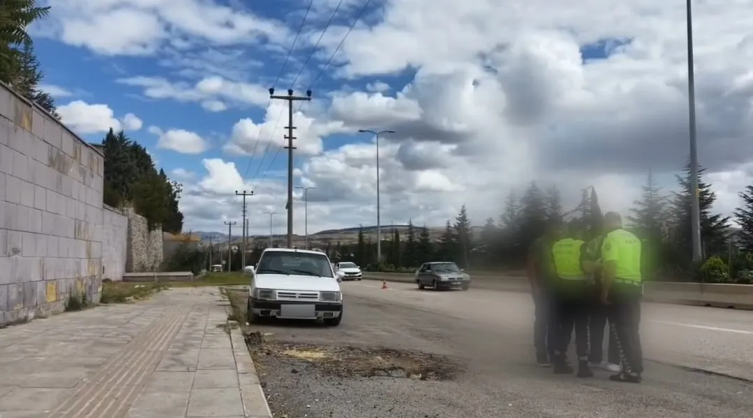 Kırıkkale'de film sahnelerini aratmayan kaçış: Dron takibiyle yakalandı