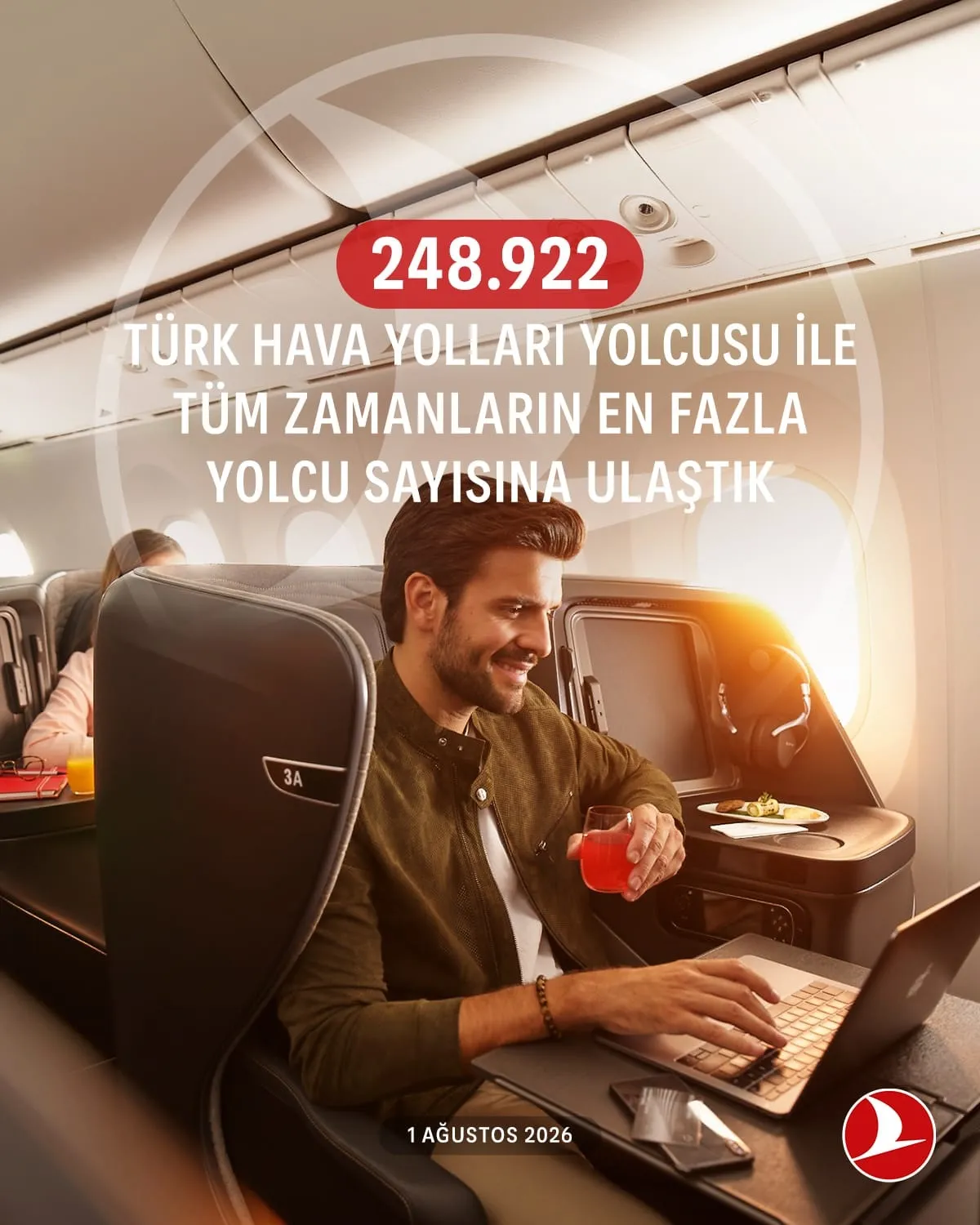 THY bir günde 350 binden fazla yolcu taşıyarak rekor kırdı
