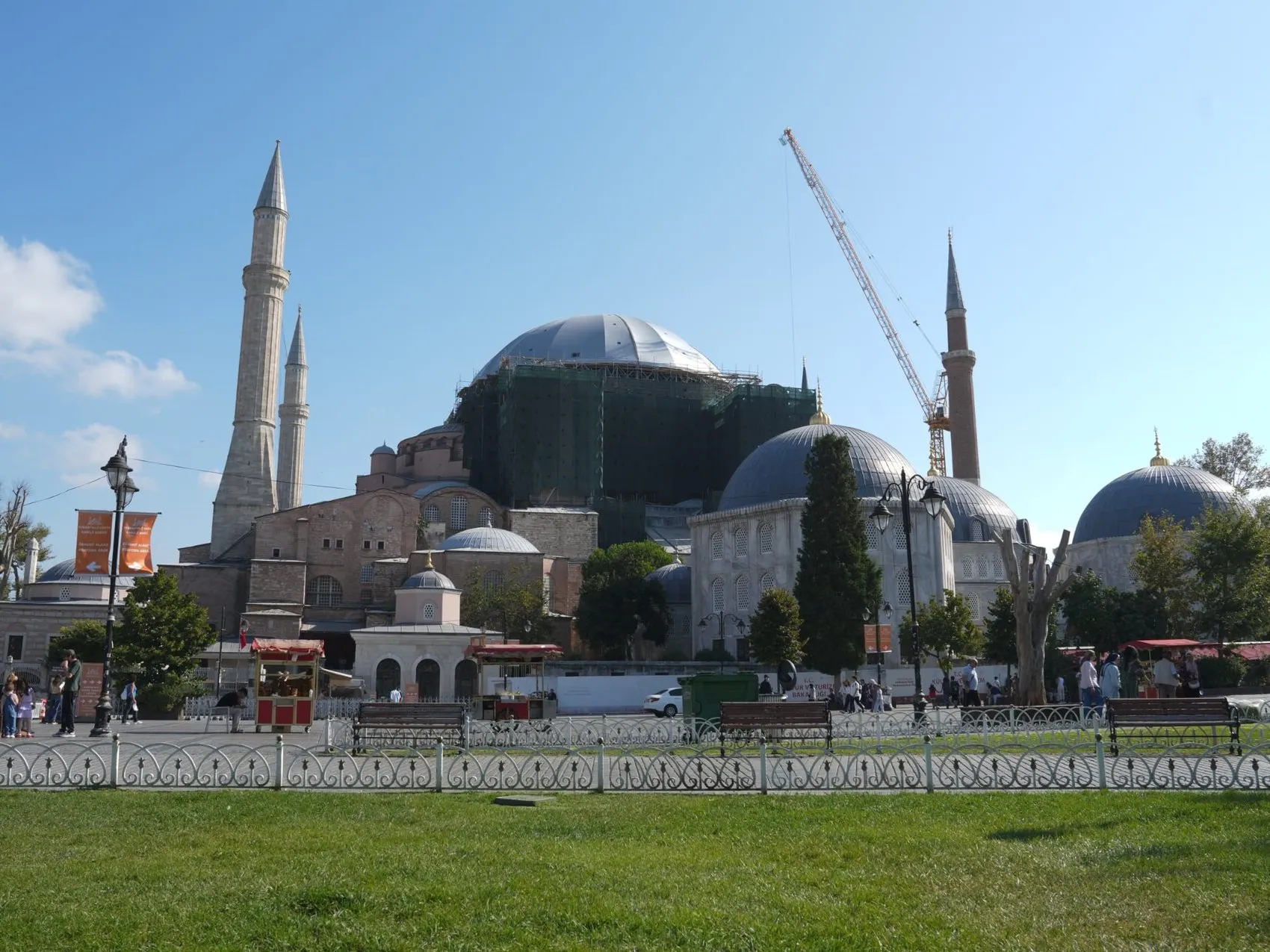 Ayasofya'da Tarihi Restorasyon Seferberliği 3 Etabın Ardından Gözler Kubbede