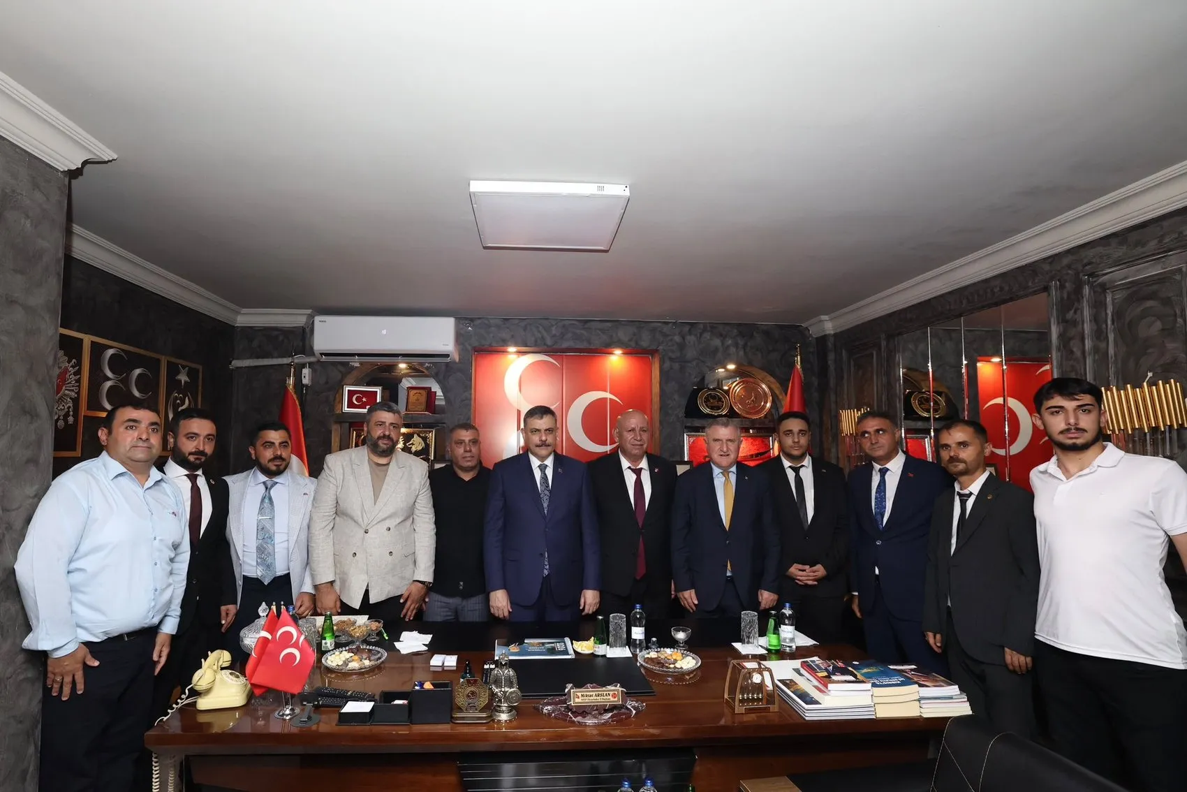 Bakanlar Diyarbakırda maç öncesi mesai yaptı