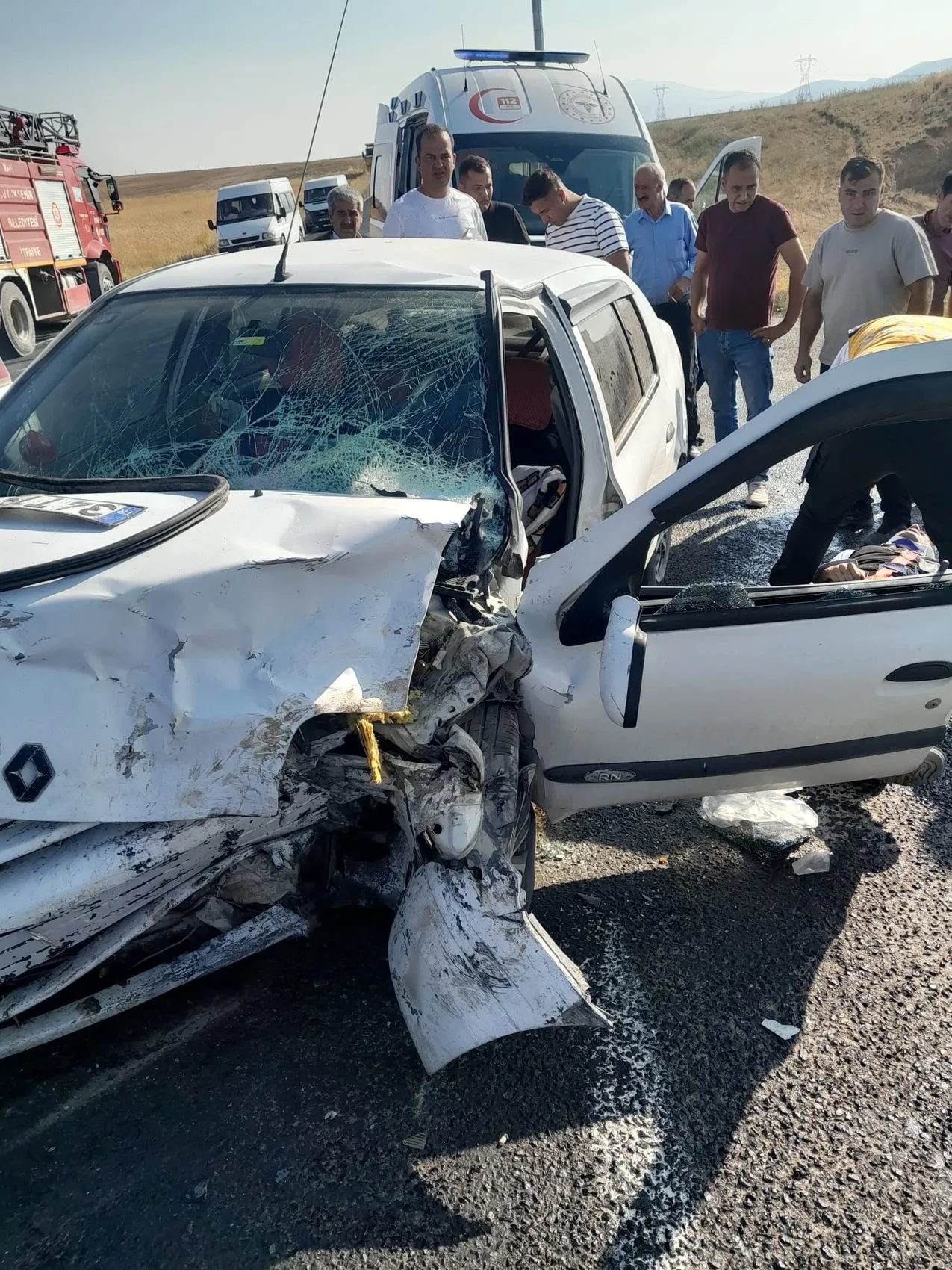 Van'da sabah trafiğinde ağır kaza 7 kişi hastaneye kaldırıldı