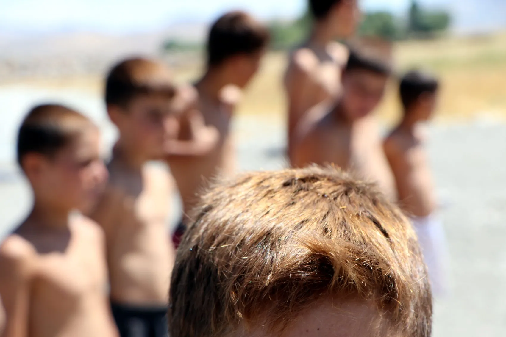 Van Gölü çocukların saç rengini değiştiren doğal bir boyaya dönüştü