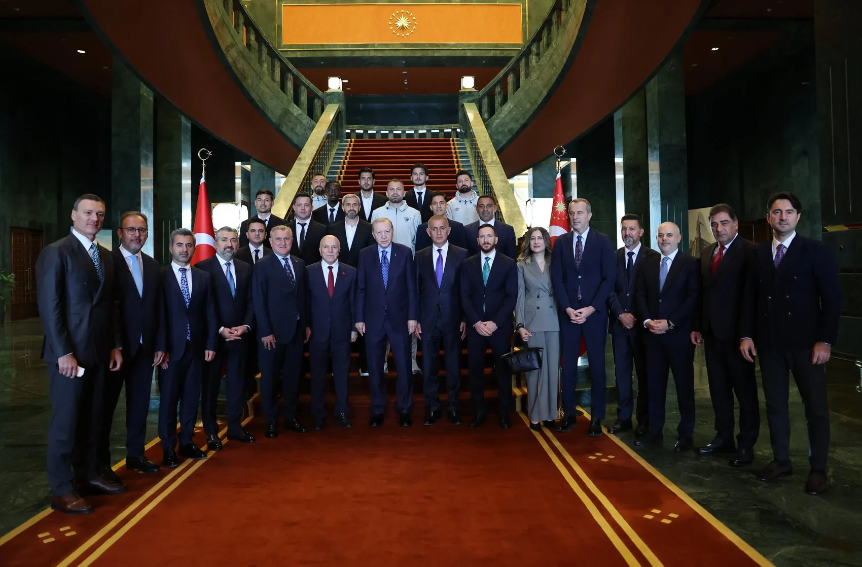 Erdoğan Süper Lig ekiplerini ağırladı