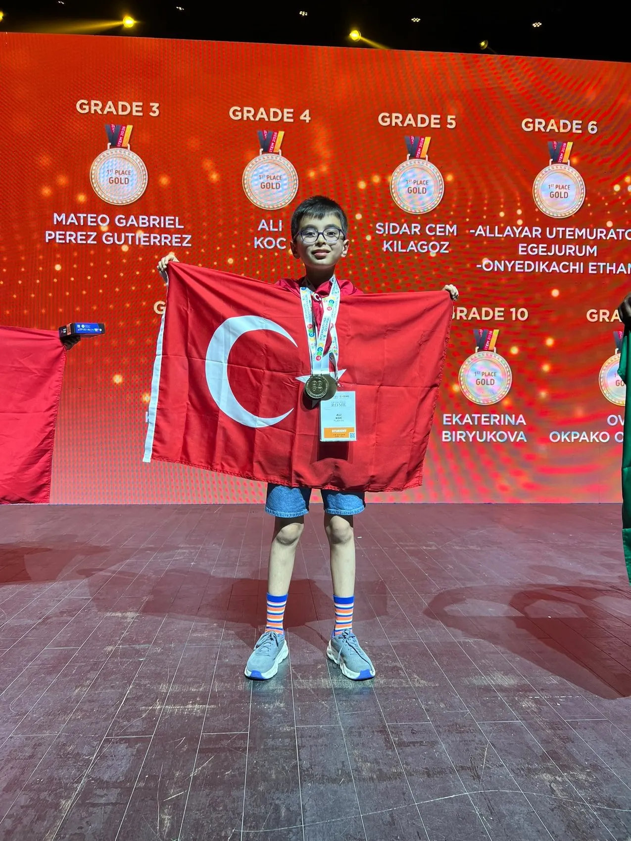 Minik dehalar Roma’dan dünya şampiyonluğu ile döndü