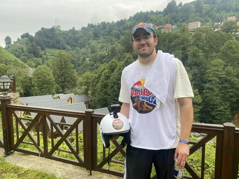 Rize’de tahta arabalar hız rekoru kırdı