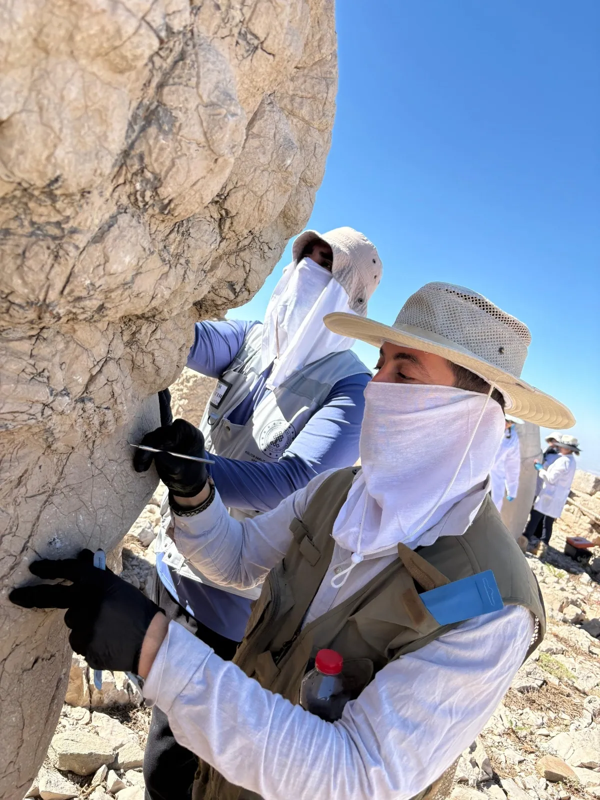Nemrut Dağı heykelleri nanoteknoloji ile zamana karşı korunuyor