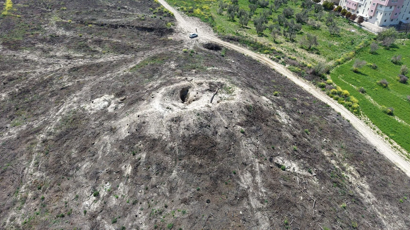Çanakkale’deki yangın izleri tarihe açılan kapı oldu