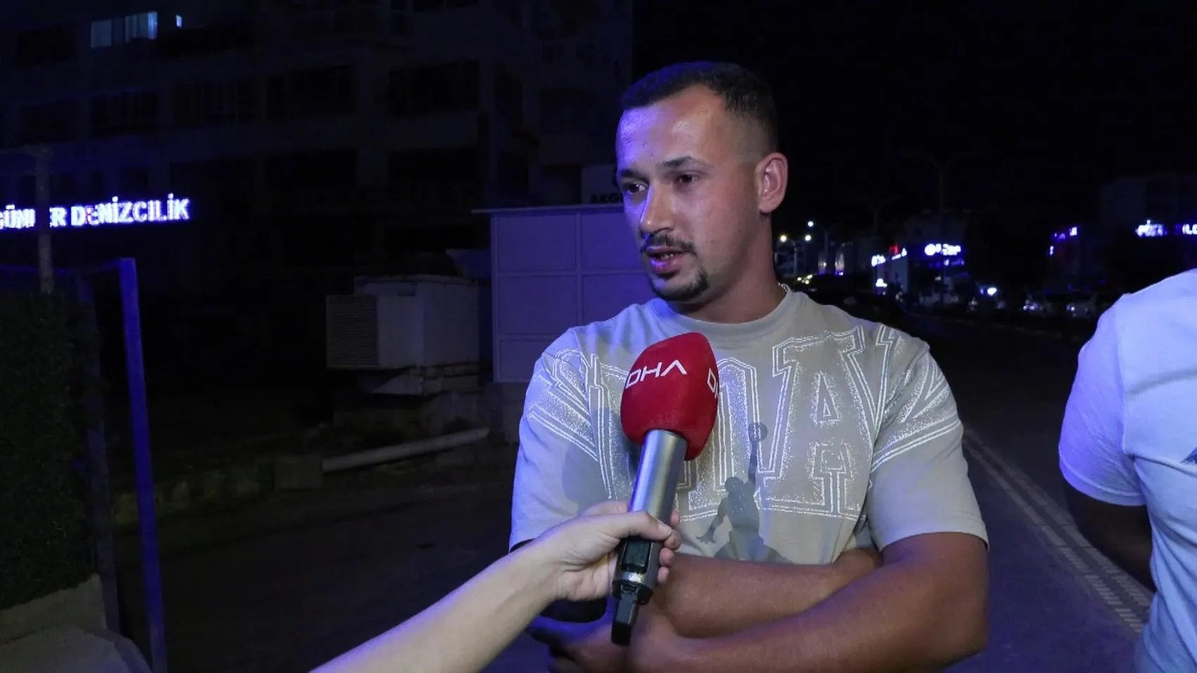 Girne açıklarında dehşet anları: Batmakta olan gemideki yolcuların son çığlıkları kamerada