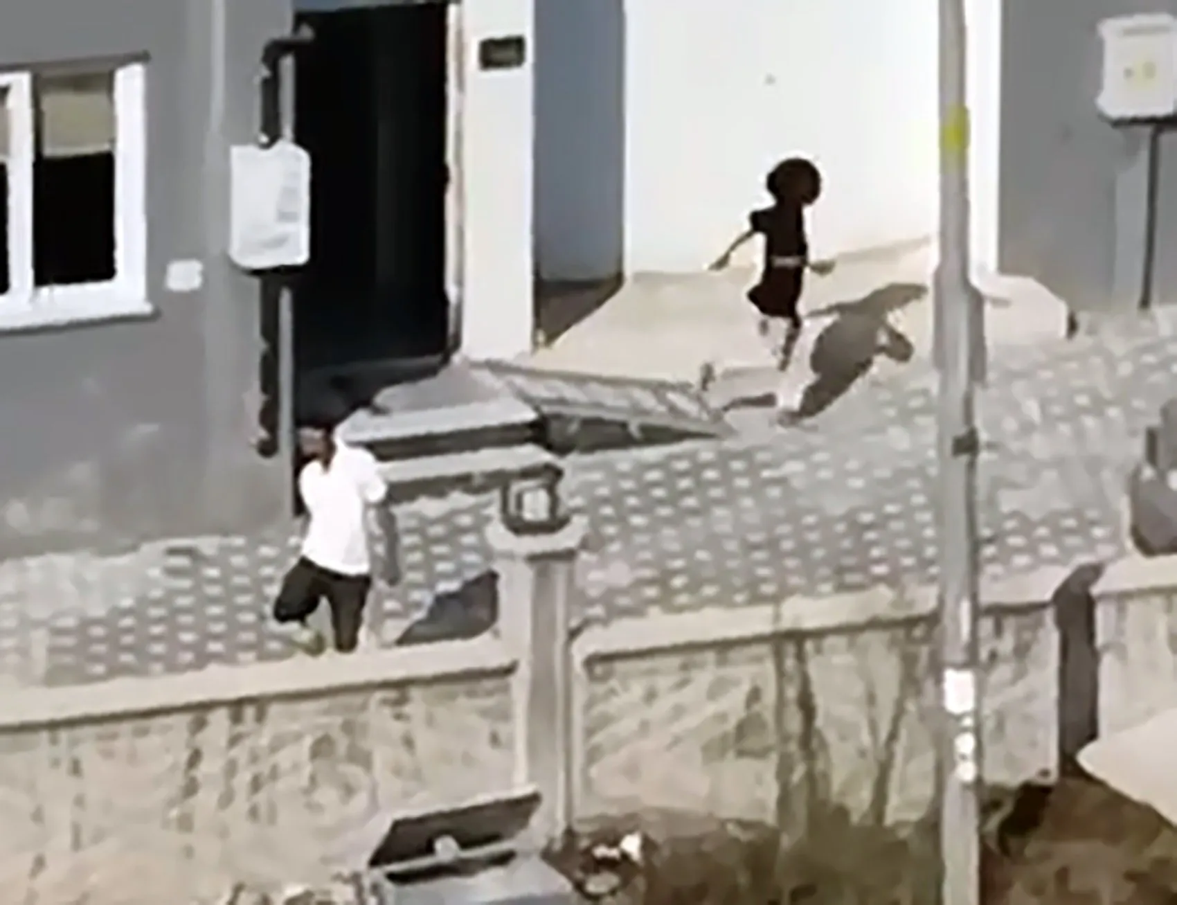 Adana'da sokak ortasında kadına şiddet kameraya yansıdı