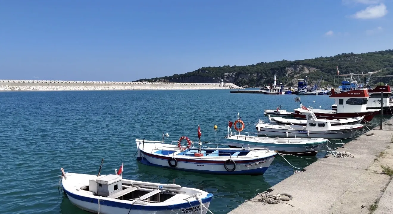 Amasra’nın saklı cenneti Tarlaağzı havadan görüntülendi