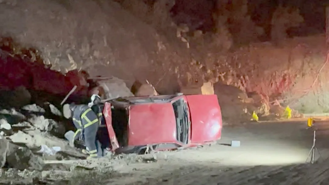 İslahiye’de 25 metrelik uçuruma yuvarlanan sürücü hastaneye kaldırıldı
