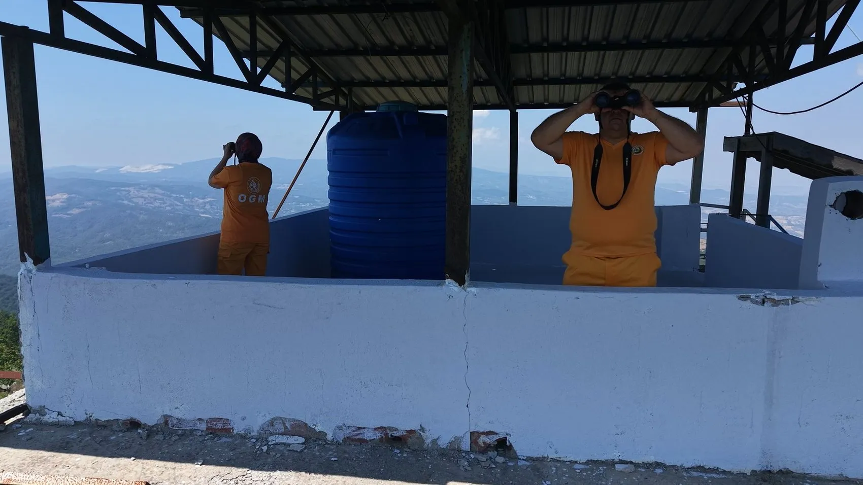 Ormanların sessiz kahramanları Yangın nöbetindeki çiftler