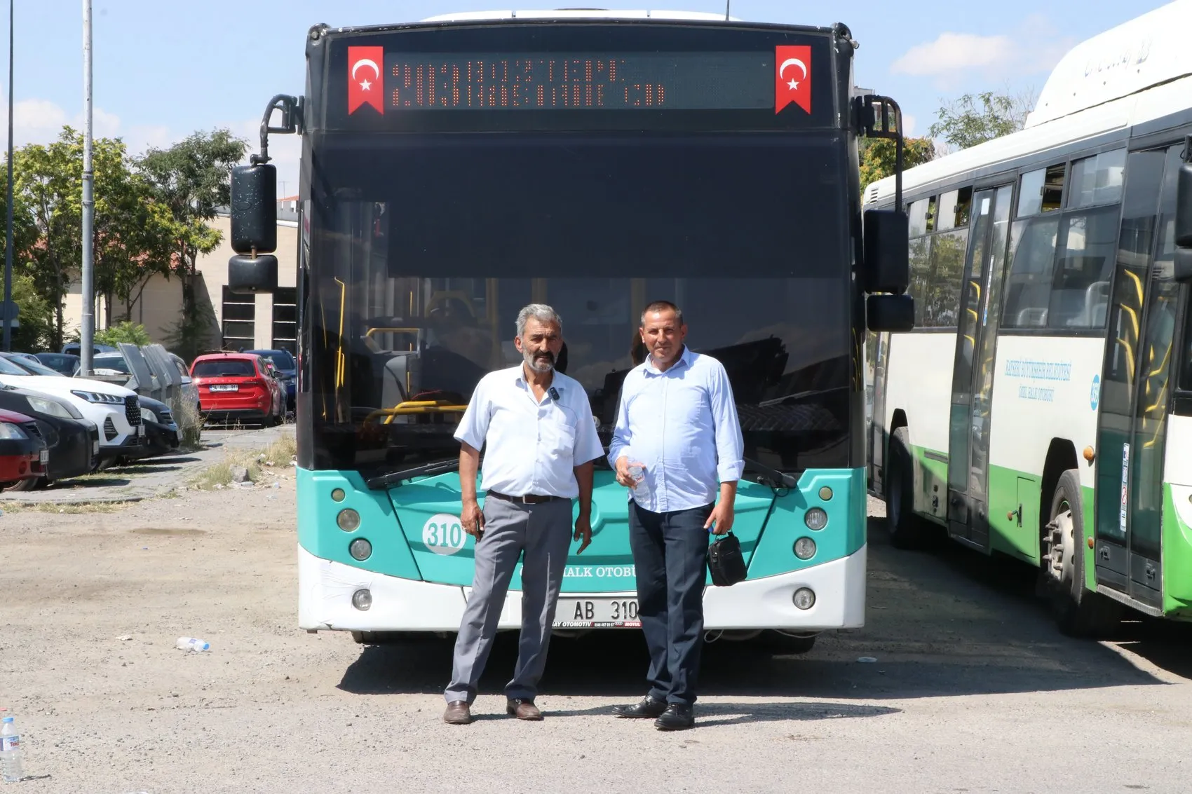Kayseri'de otobüs şoförlerinden hayat kurtaran iş birliği