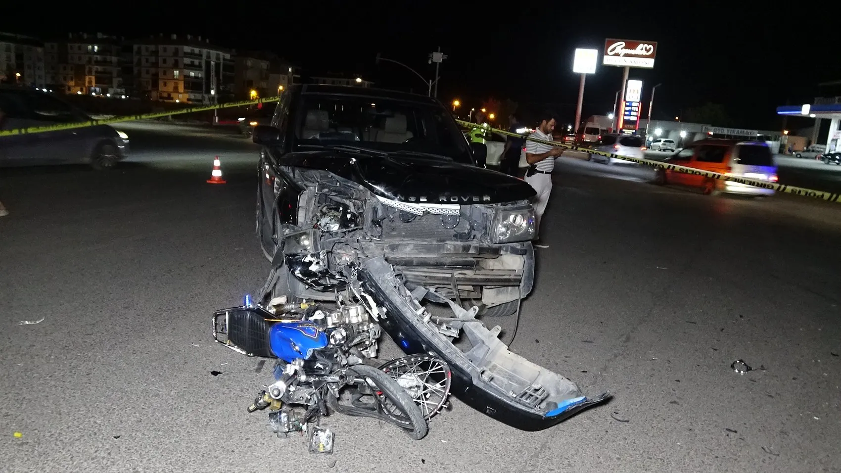 Aksaray'da polisten kaçan genç motosiklet kazasında hayatını kaybetti