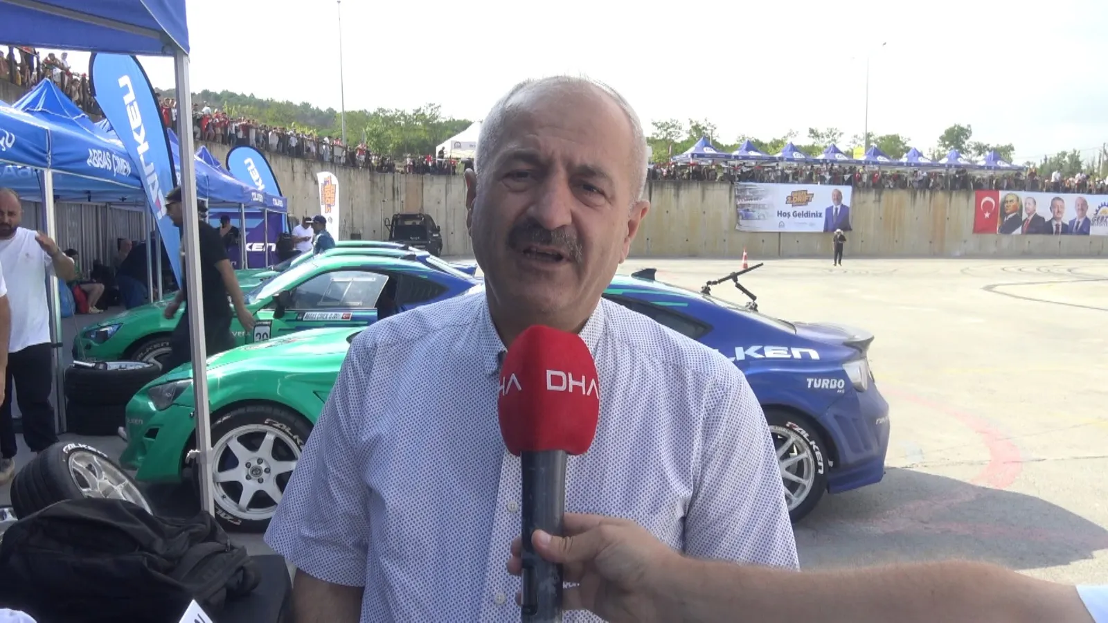 Gebze’de lastikler yandı adrenalin tavan yaptı