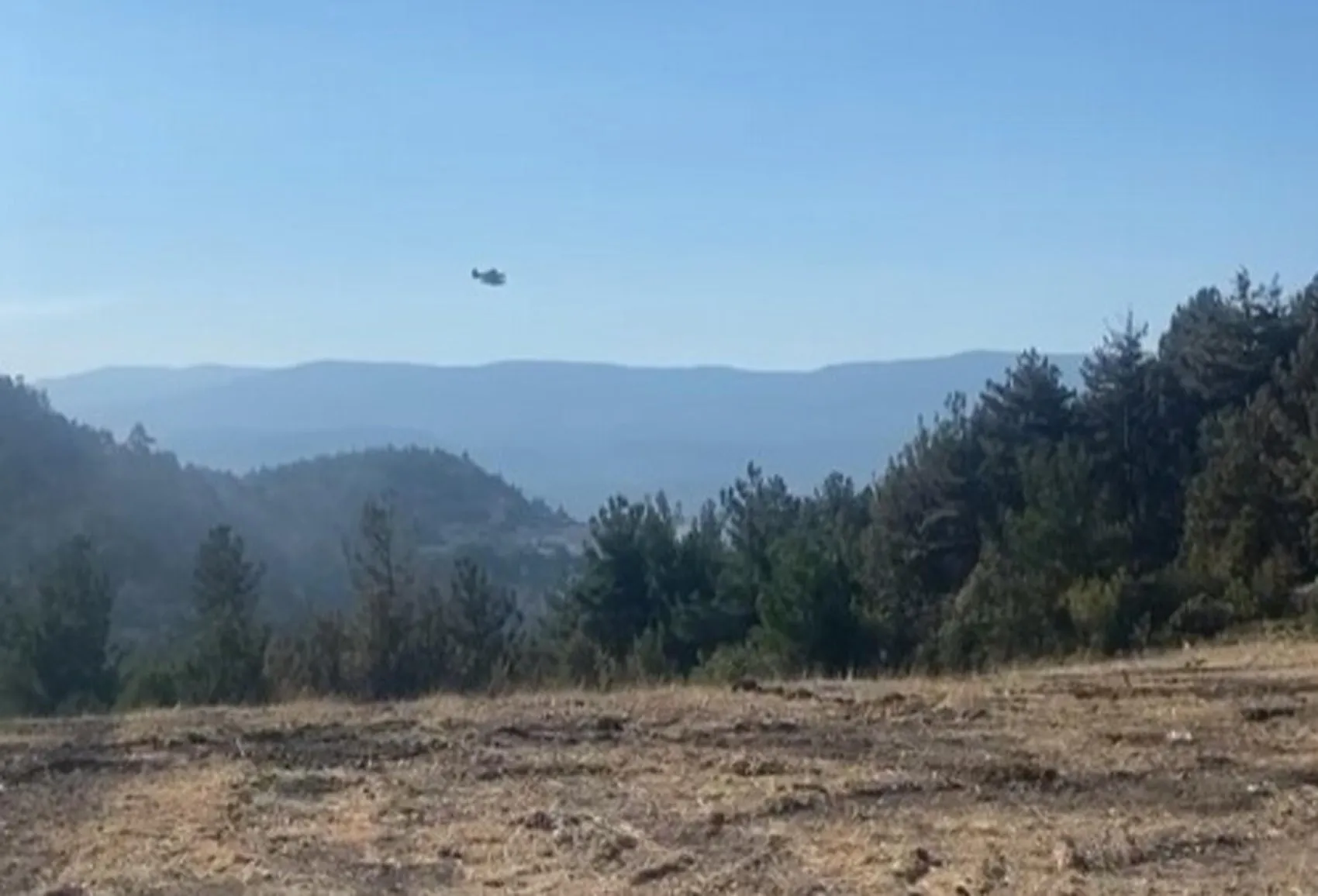 Balıkesir ormanlarındaki yangınla mücadele ikinci gününe girdi