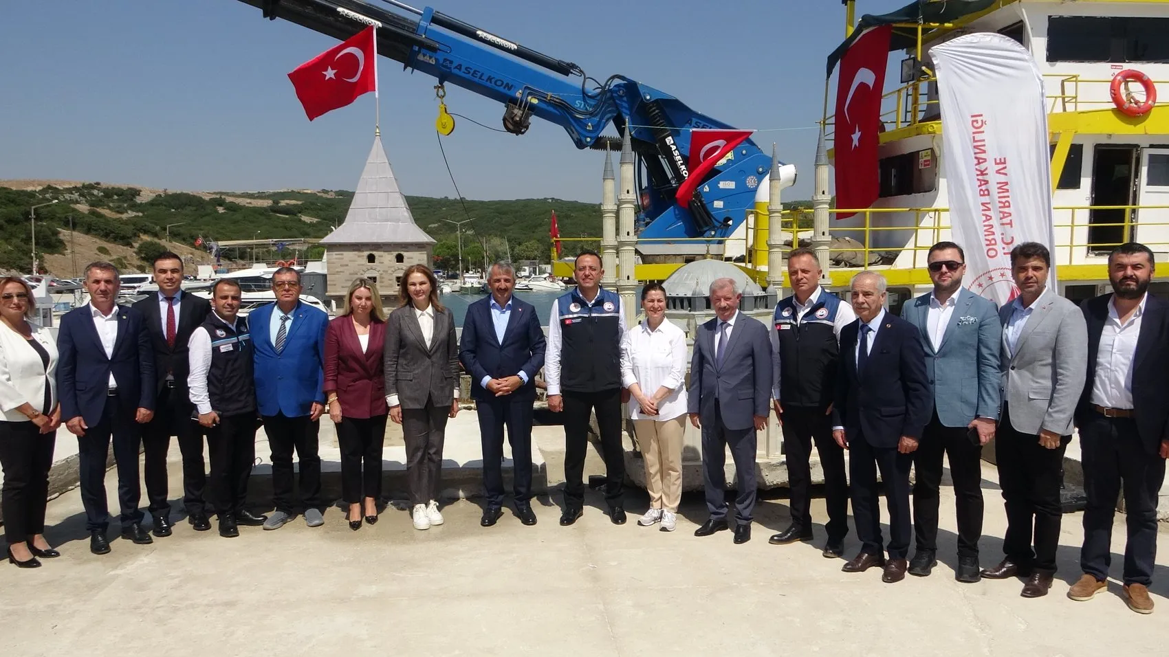 Saros'un dibine Edirne'nin simgeleri yerleşti, maketler resif oldu