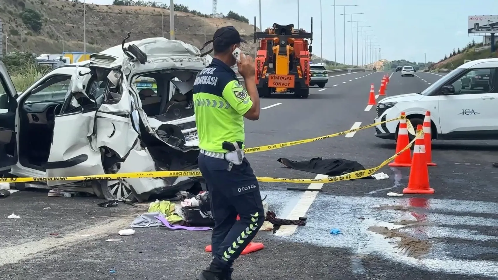 Kuzey Marmara'daki feci kazada üç kardeş son yolculuğuna uğurlandı