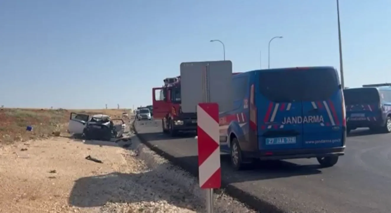 Sabah kazası Gaziantep'te 2 can aldı, 4 kişi yaralı