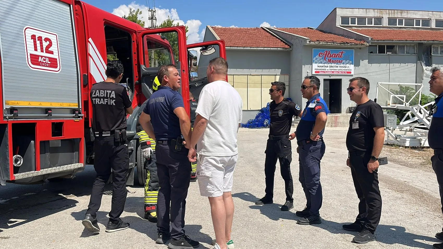 Bolu'da mantar tesisindeki duman itfaiyeyi harekete geçirdi