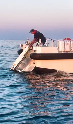 Sakarya kıyılarında denize düşmüş insansız hava aracı bulundu