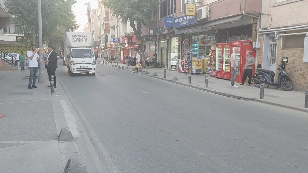 Küçükçekmece'de hafriyat kamyonu dehşeti