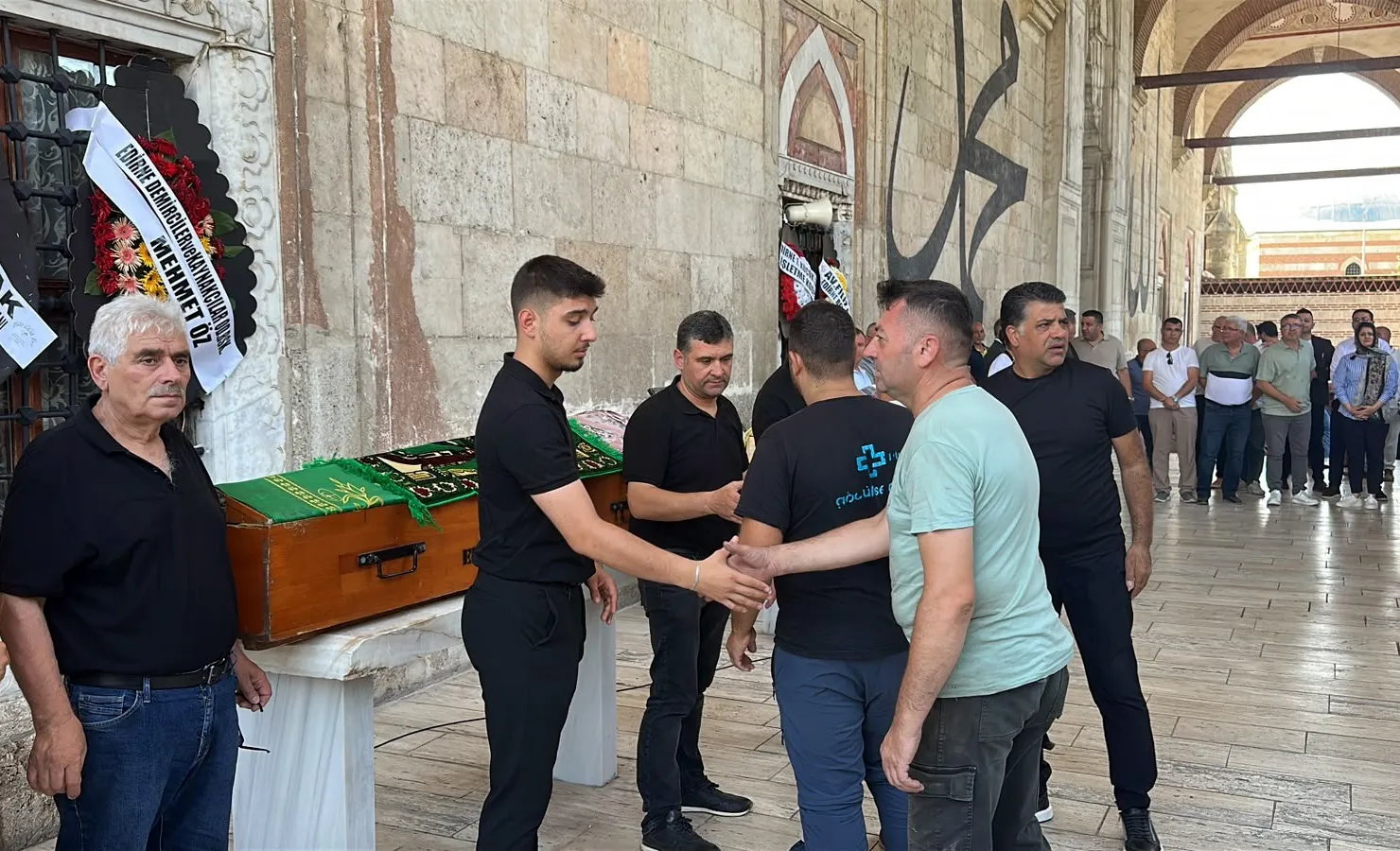 Edirne’de traktör kazasında hayatını kaybeden çift son yolculuğuna uğurlandı