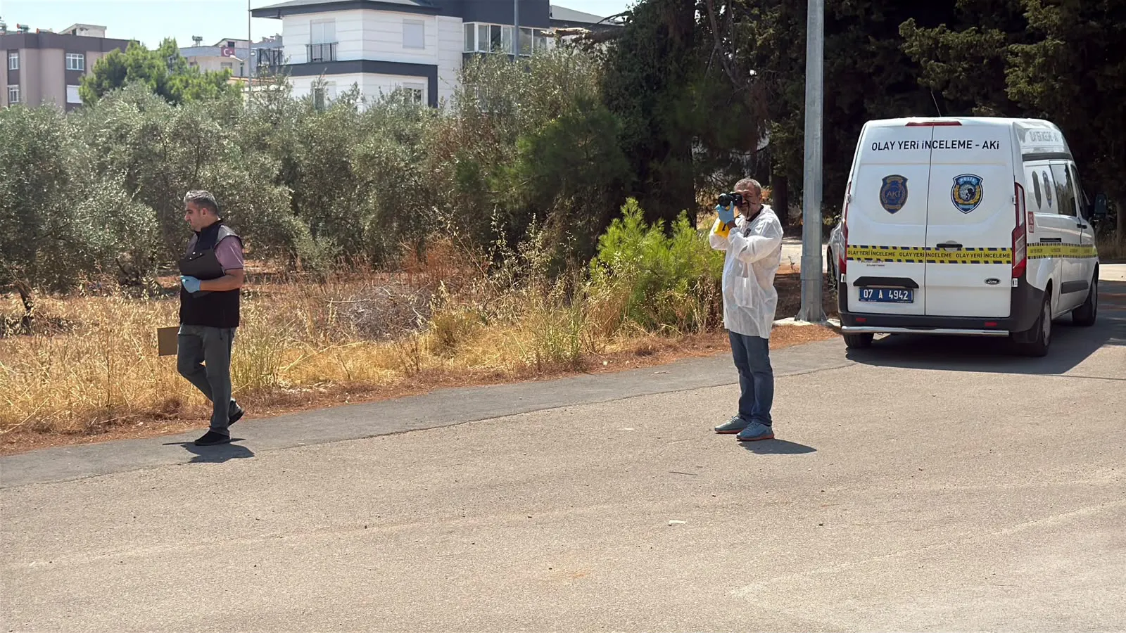 Antalya Kepez'de zeytinlikte korkunç cinayet