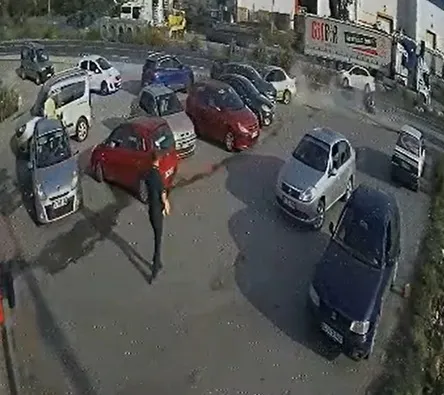 Zonguldak'ta zincirleme kaza kamerada