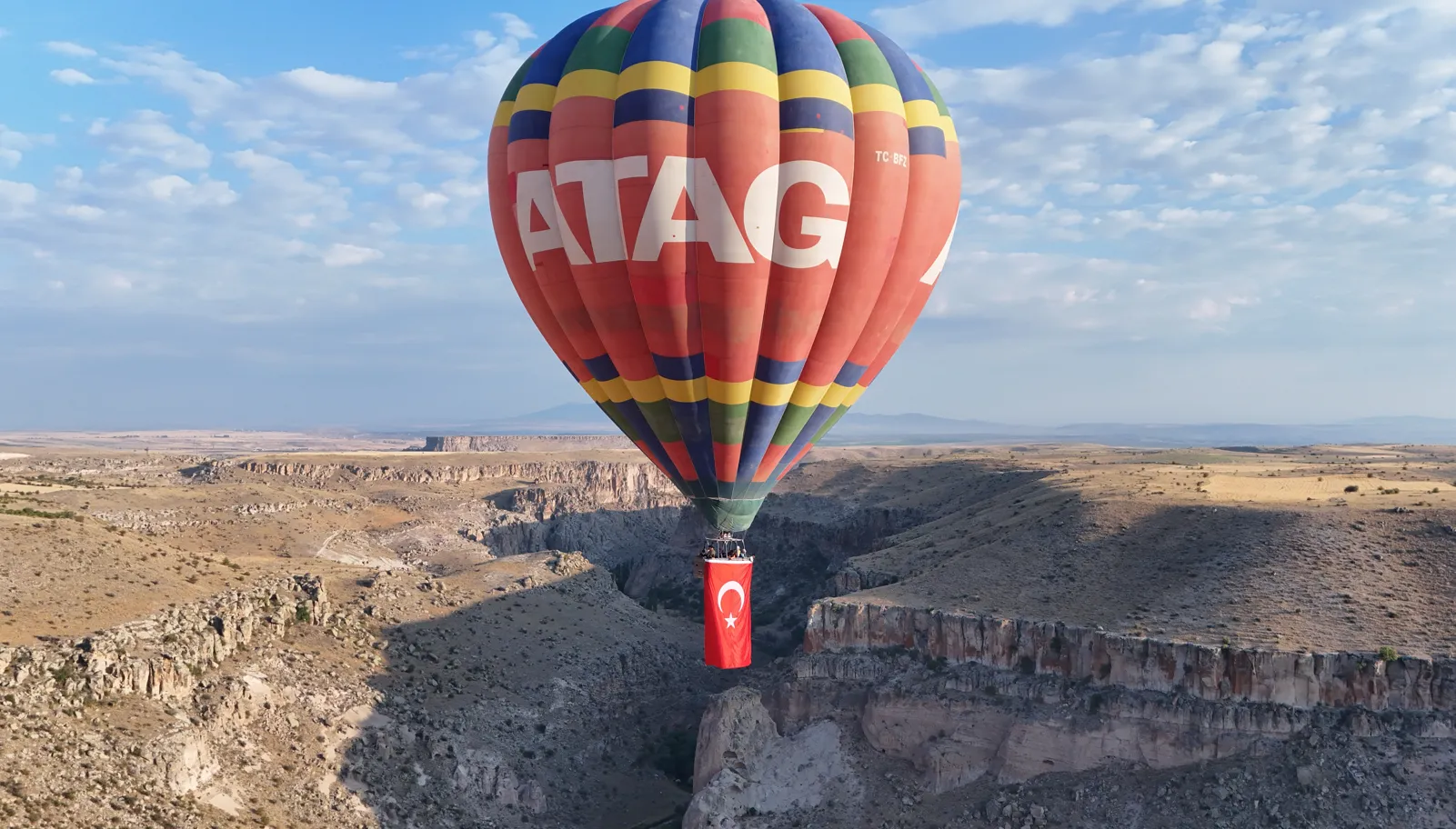 Ihlara Vadisi semalarında balon turizmi yükselişe geçti